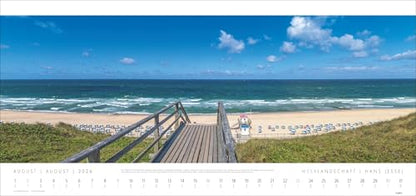Meerlandschaft 'SYLT' Kalender 2026 - Hans Jessel: Großer XXL Panorama-Wandkalender