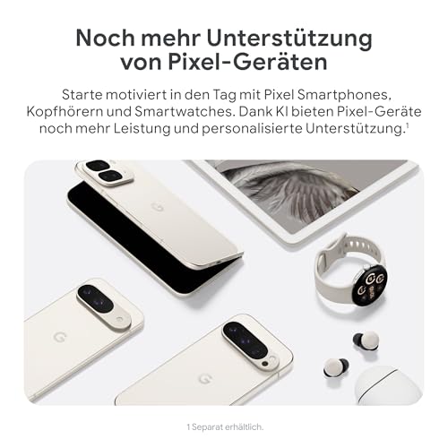 Google Pixel 9 Pro XL (128GB) mit Gemini ohne SIM-Lock, Dreifach-Rückkamerasystem, KI-Technologie