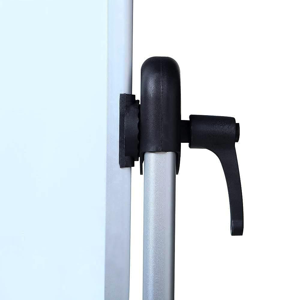VIZ-PRO Mobiles Whiteboard mit Aluminiumrahmen & Ständer (120x90cm): Doppelseitig