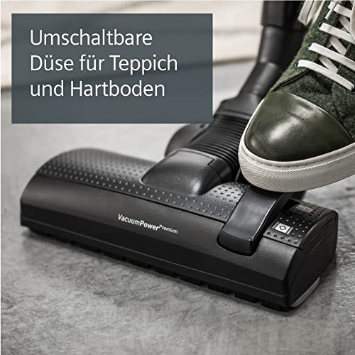 Siemens vacuum cleaner VSQ5X1230 (Q5.0) with bag: 850W, Extremely quiet, hygiene filter