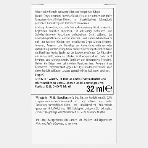 Raid Essentials Mosquito Plug Refill: 3x protection for 45 nights each