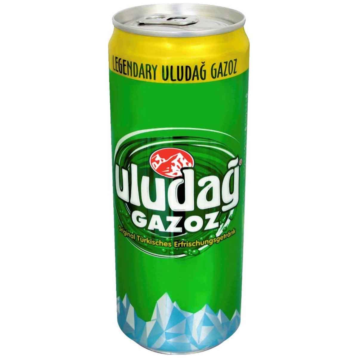 ULUDAG Gazoz | türkisches Erfrischungsgetränk (24x,33l Dose): EINWEG-Pfand