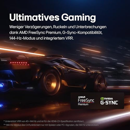 LG 'OLED evo' Fernseher (65 Zoll - 165cm): α9 Gen7 4K AI-Prozessor | OLED65C47LA