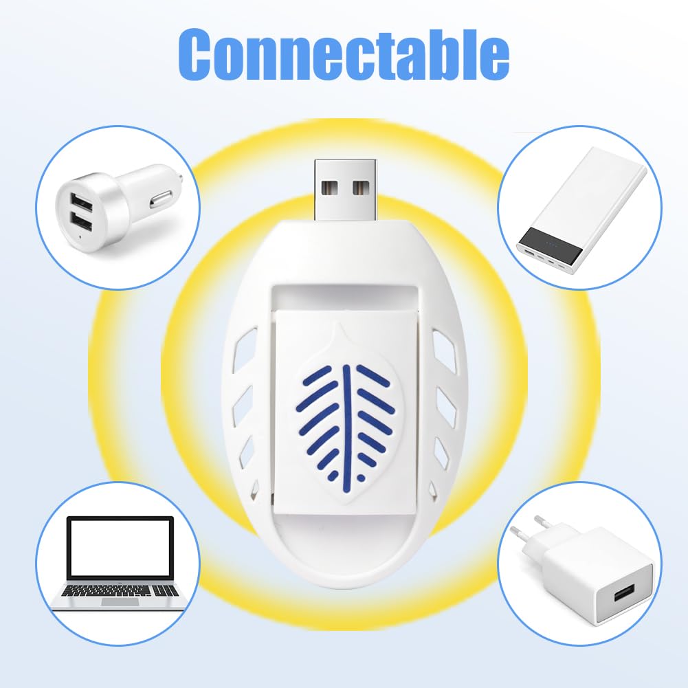 USB mosquito repellent without chemicals: Effective protection with 30 mosquito tablets