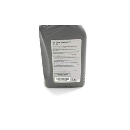 Volkswagen Longlife 3 Motoröl (GS55545M2EUR): 1 Liter, 0W30