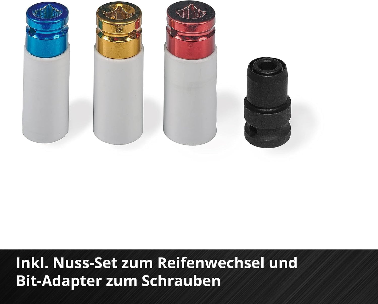 Einhell Profi Akku-Schlagschrauber IMPAXXO 18/450 Power X-Change inkl. Nuss-Set (18V, 450Nm)