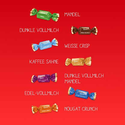 merci Petits Chocolate Collection (1kg): Mix aus Schokoladen-Spezialitäten in praktischer Runddose