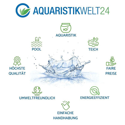 AquaOne Eco Teichpumpe mit Filter (CTF-B 7000): 50 Watt, 7000l/h für den Gartenteich