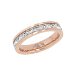 s.Oliver stainless steel ladies' ring with crystal in rose colors including gift box