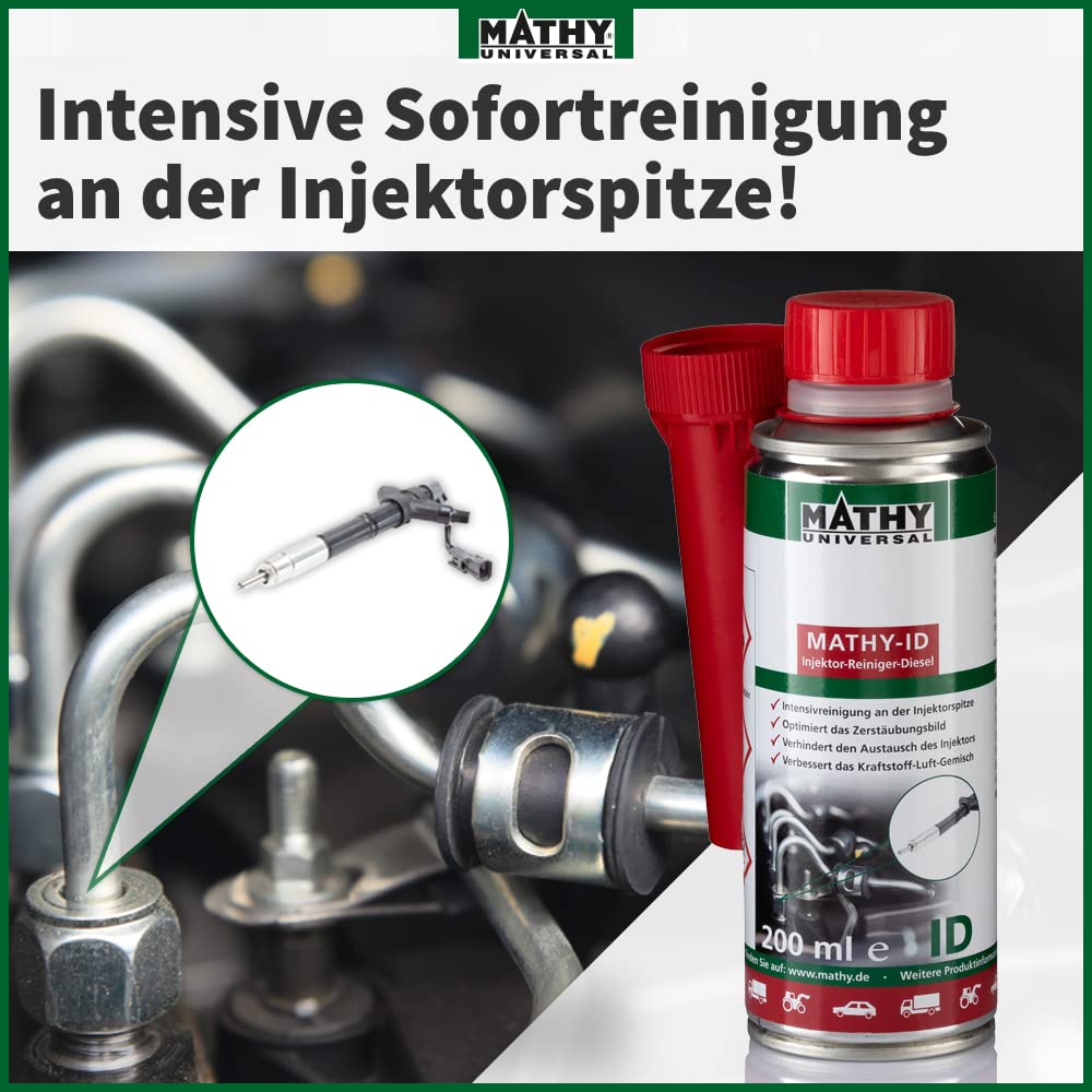 MATHY-ID Universal Injector Cleaner Diesel (200ml): Highly effective diesel additive