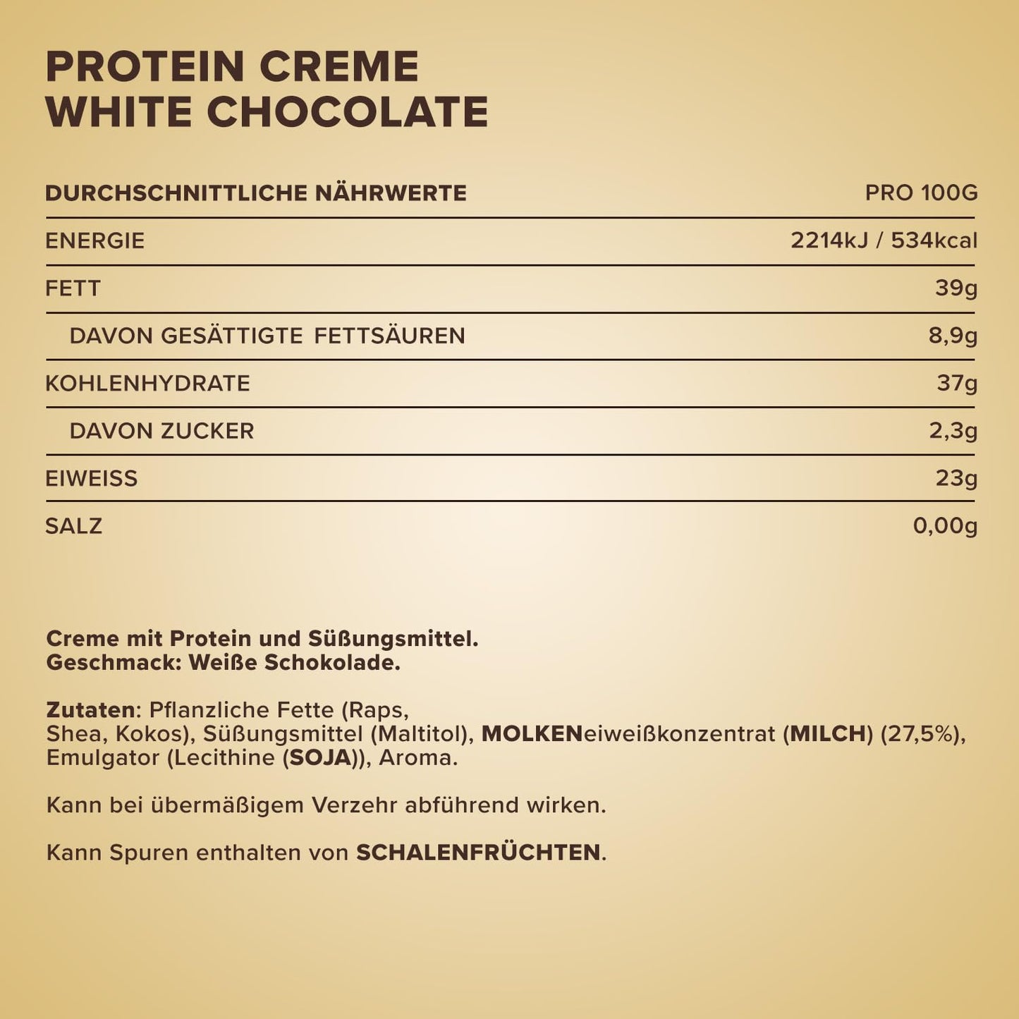 IronMaxx 'White Chocolate' Protein Cream (250g) | Creamy low-carb, low-sugar spread