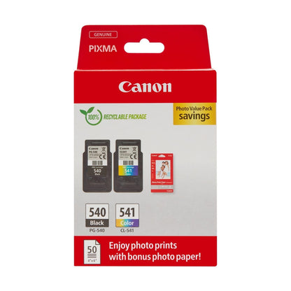 Canon Original Tinte & Fotopapier Multipack (PG-540/CL-541) 2er-Pack