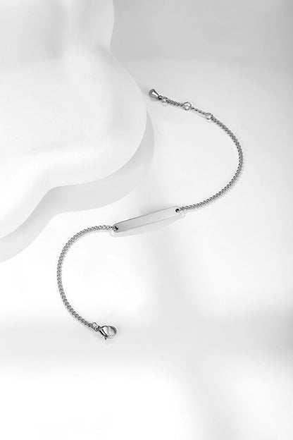 TMT Personalisiertes Damen Armband mit Gravur in Silber, Gold und Rosegold