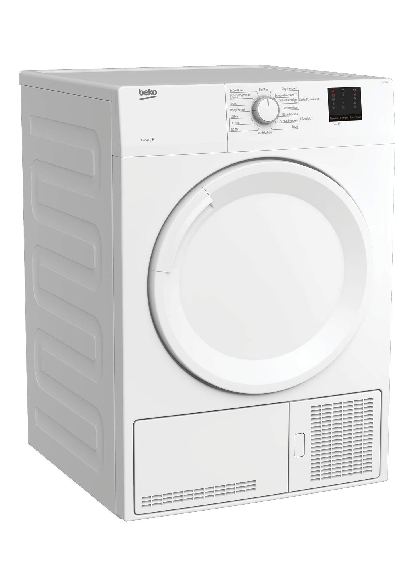 Beko (DC 7130 N B100) Kondenstrockner: 7kg, Elektronische Feuchtemessung
