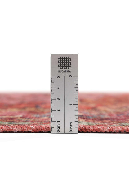 RugVista, Georgia Oriental, Teppich, 200 x 300 cm, Rechteck, Kurzflor, Modern, Oeko-TEX Standard 100, Wohnzimmer, Schlafzimmer, Esszimmer/Küche, Flur, Büro, Nur chemisch reinigen, Rot/Rosa