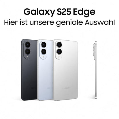 Samsung Galaxy S25 Edge mit Galaxy AI: 12GB RAM, 512GB Speicher, 200-MP-Kamera