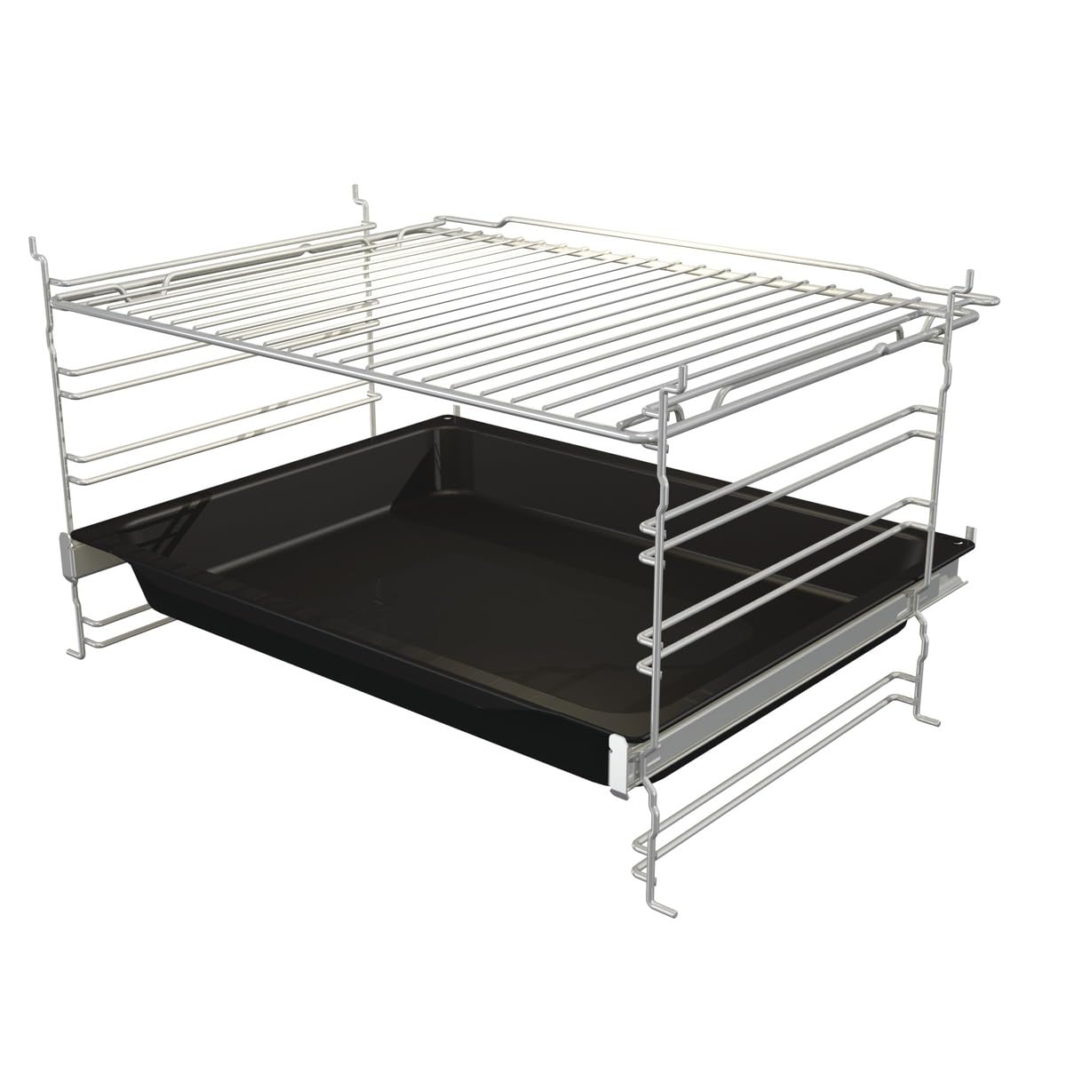 Gorenje Inox convection oven set (77L BigSpace): glass ceramic hob, AquaClea, PizzaMode, AirFry