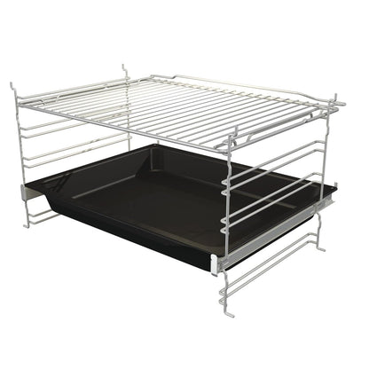 Gorenje Inox convection oven set (77L BigSpace): glass ceramic hob, AquaClea, PizzaMode, AirFry
