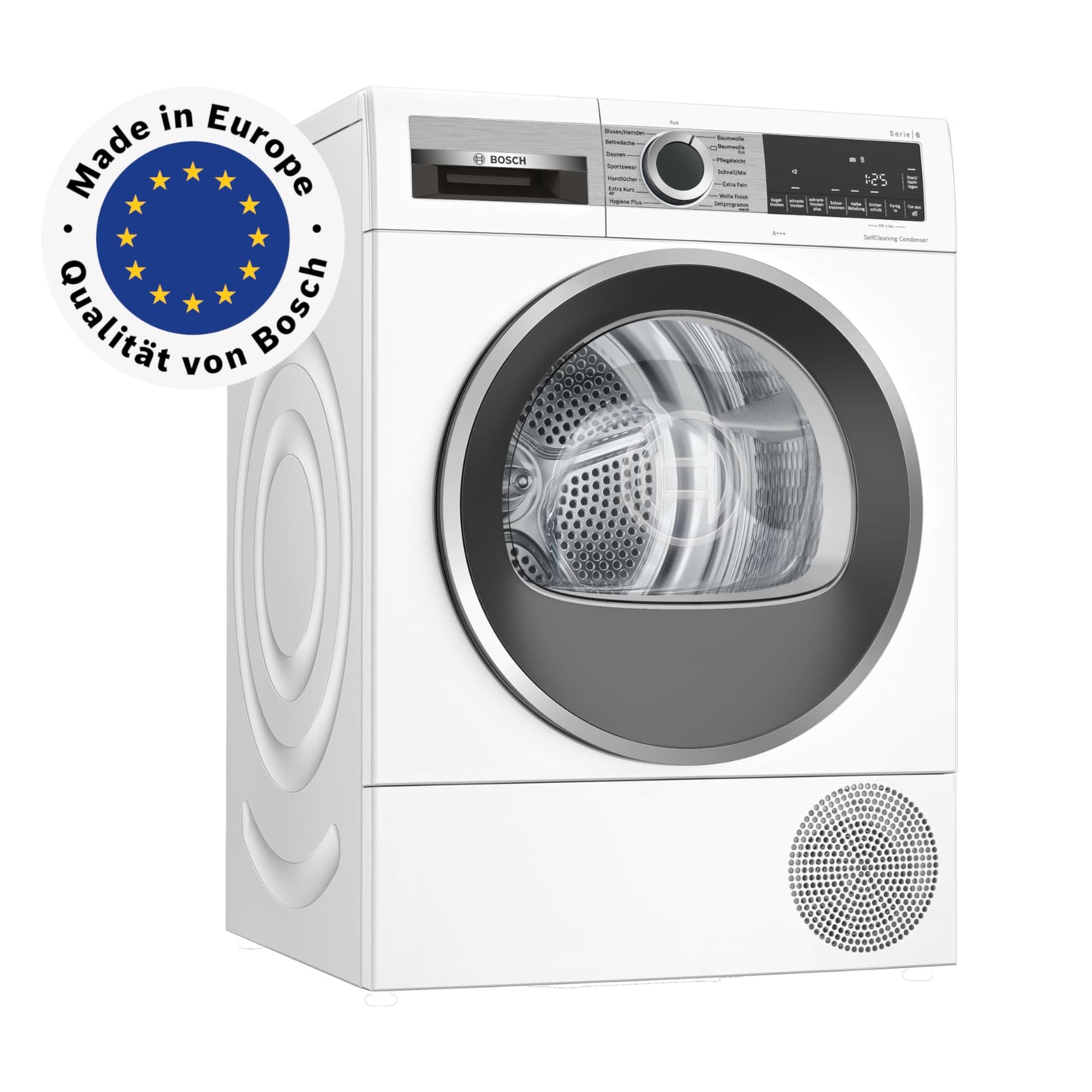 Bosch heat pump dryer (WQG235D00): 8 kg, A+++, Selfcleaning Condenser, AutoDry