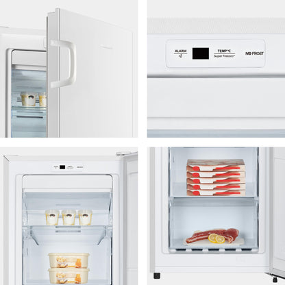 Hisense (FV191N4AW2) Gefrierschrank - TotalNoFrost - Türalarm - Multiflow 360° | 205kWh