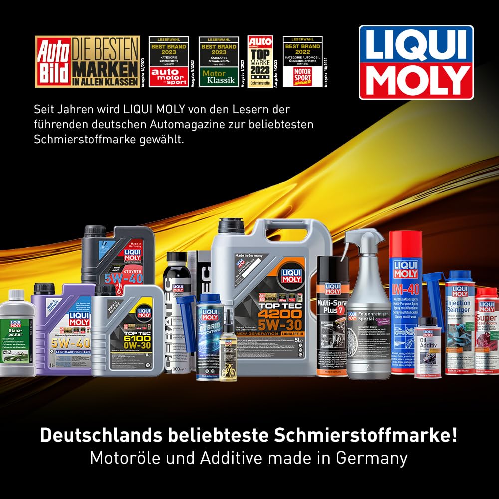 LIQUI MOLY oil change canister (7055): 10 liter capacity