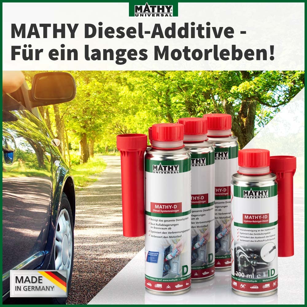 MATHY-ID Universal Injector Cleaner Diesel (200ml): Highly effective diesel additive