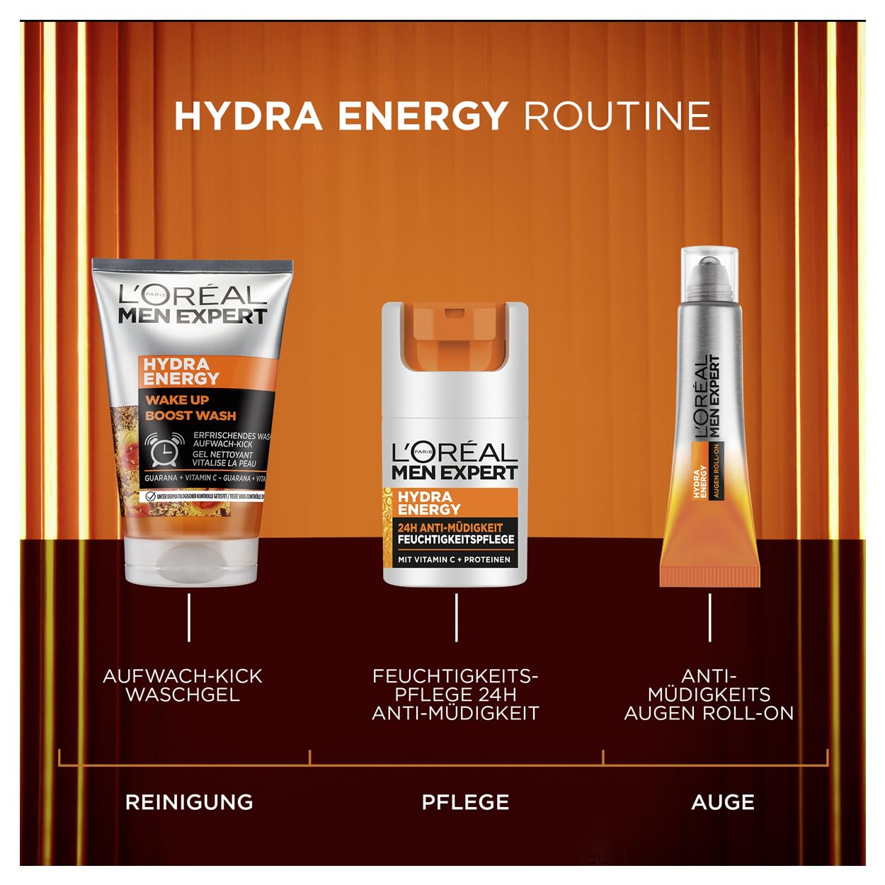L'Oréal Men Expert Hydra Energy Waschgel - Erfrischender Aufwach-Kick
