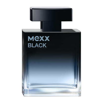 MEXX BLACK Man Eau de Parfume (50ml) mit aquatisch-holzigen Noten