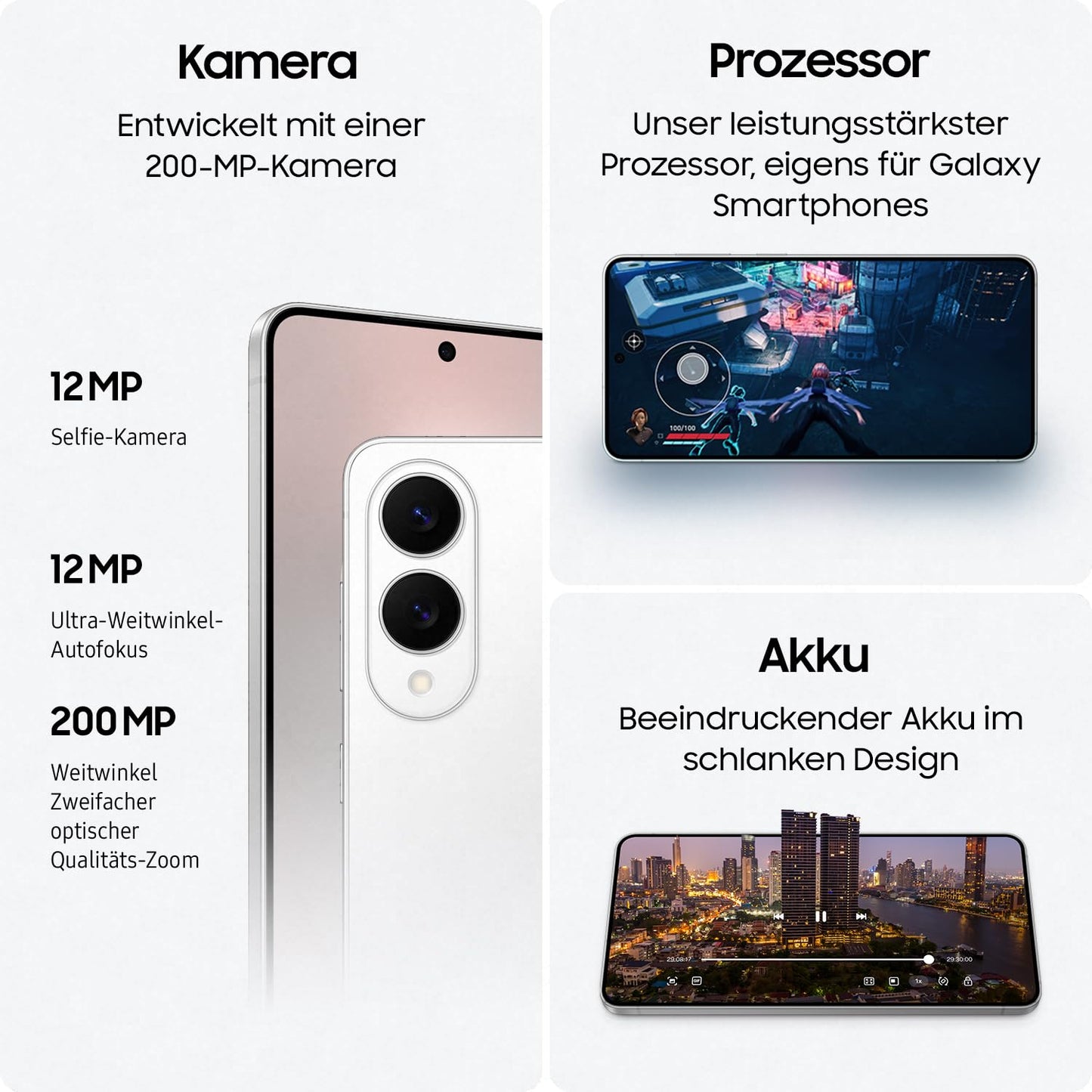 Samsung Galaxy S25 Edge mit Galaxy AI: 12GB RAM, 512GB Speicher, 200-MP-Kamera