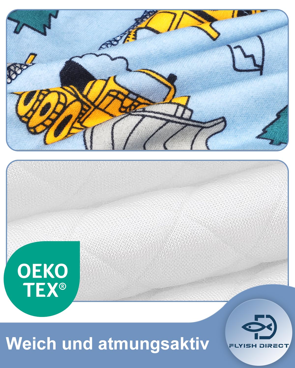 FLYISH DIRECT 6x Potty Training Pants (Unisex): Leak-proof, OEKO-TEX certified