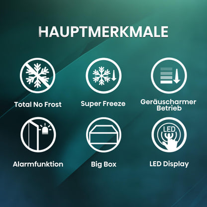 Hisense (FV191N4AW2) Gefrierschrank - TotalNoFrost - Türalarm - Multiflow 360° | 205kWh