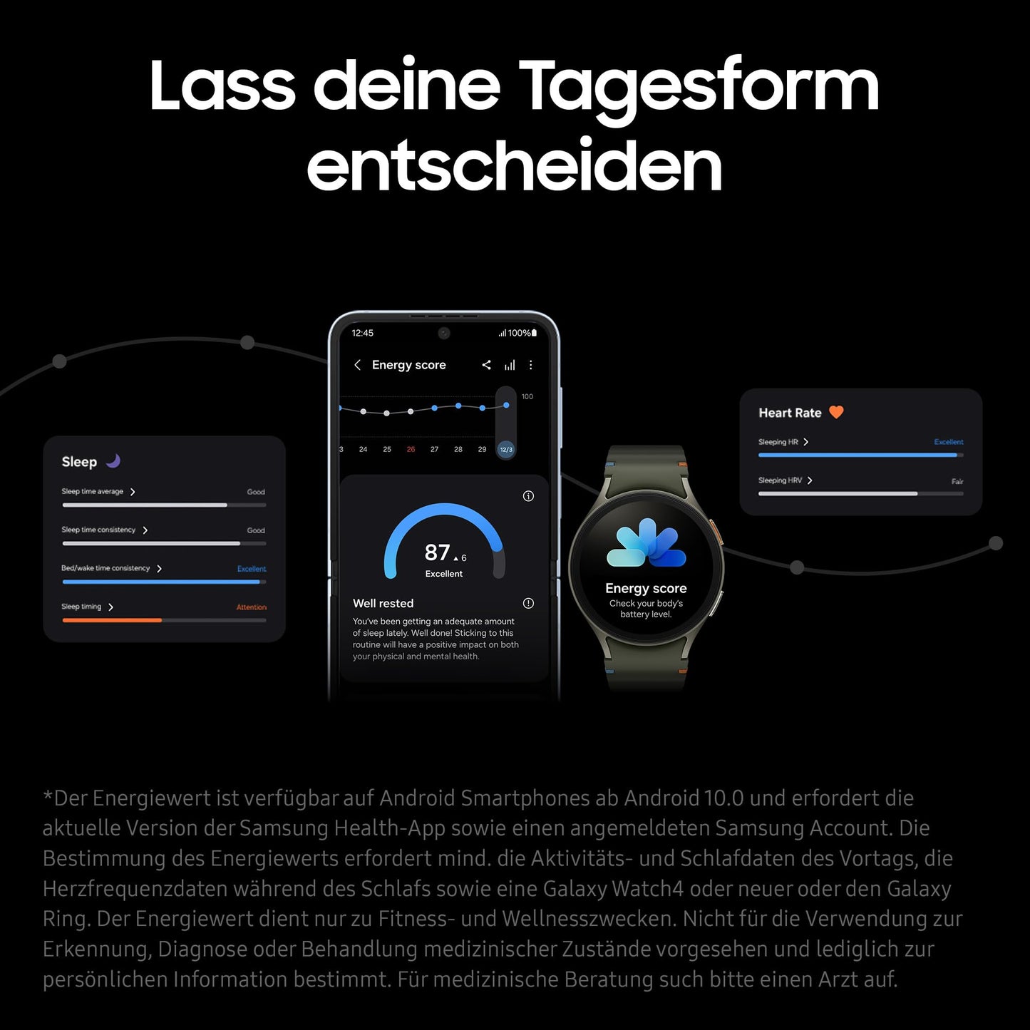 Samsung Galaxy Watch7 Smartwatch (40mm) inkl. 36 Monate Herstellergarantie