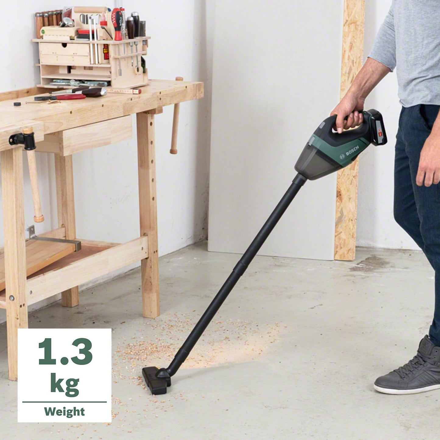 Bosch 'UniversalVac 18' cordless vacuum cleaner: 18 Volt system, original packaging | without battery