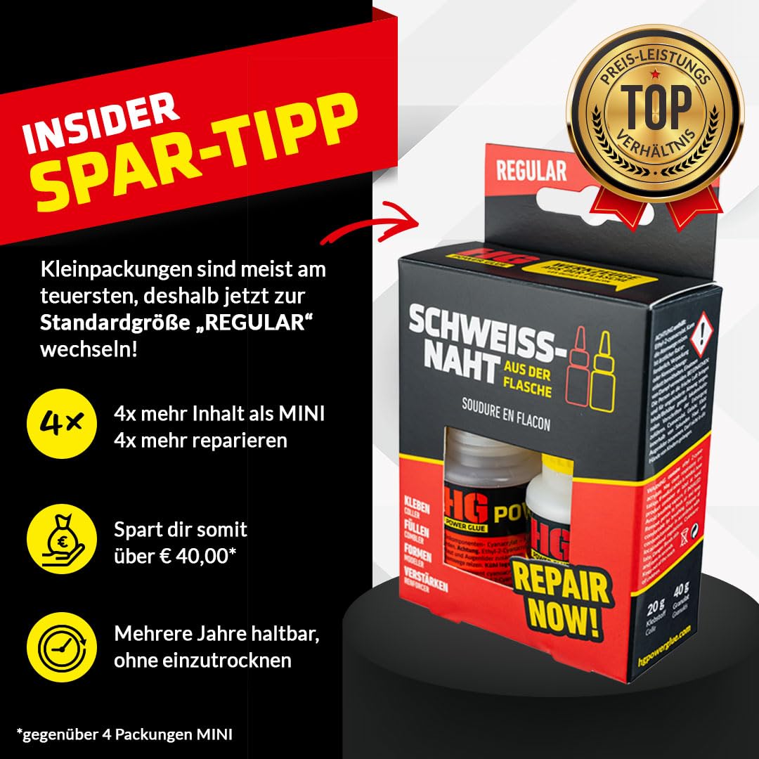 Weld from the bottle Superglue by HG Power Glue-MINIS | Extra Strong