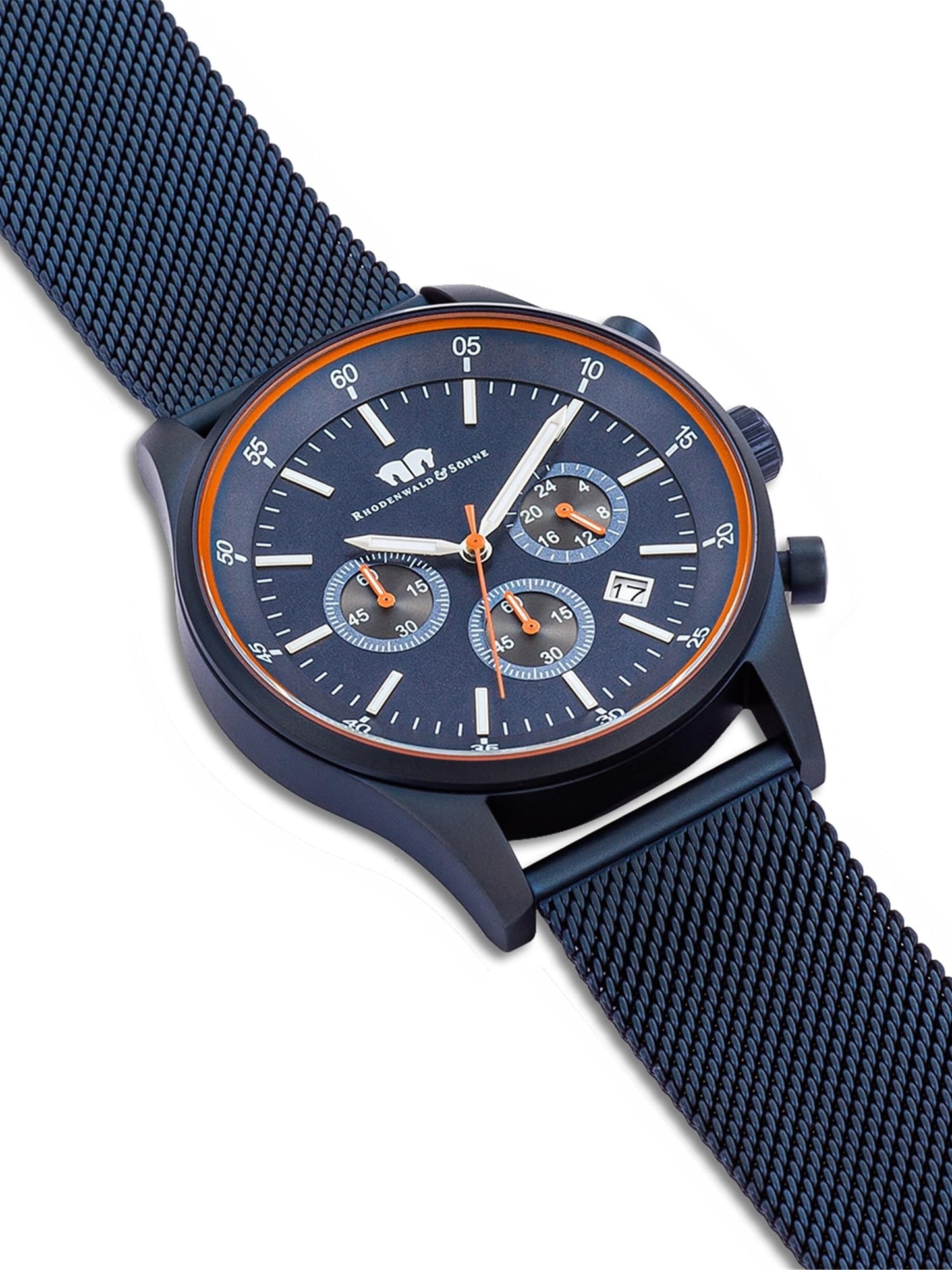 Rhodenwald &amp; Söhne Chronograph men's watch (10010358) with stainless steel bracelet