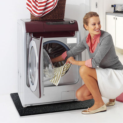 Floordirekt anti-vibration mat (60x60cm) | Rubber mat for washing machine, sound insulation