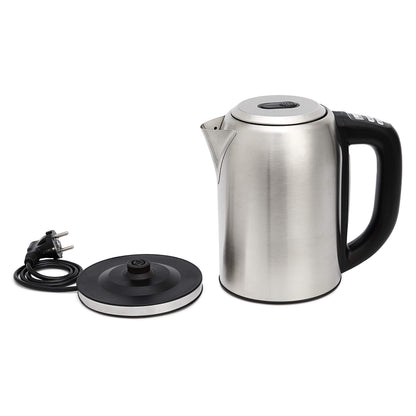 Amazon Basics 1.7L Stainless Steel Kettle with Digital Display and Keep Warm Function
