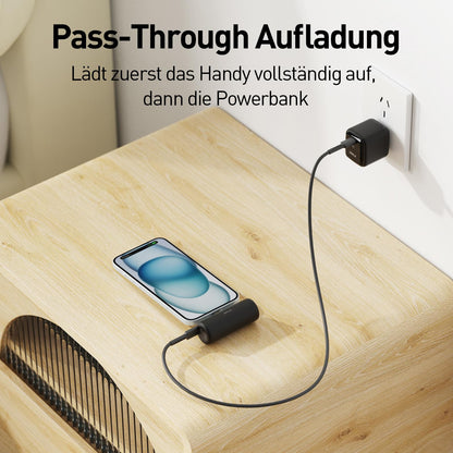 iWALK Mini-Powerbank (4500mAh) mit USB-C-Anschluss: Kompatibel mit iOS & Android-Geräte