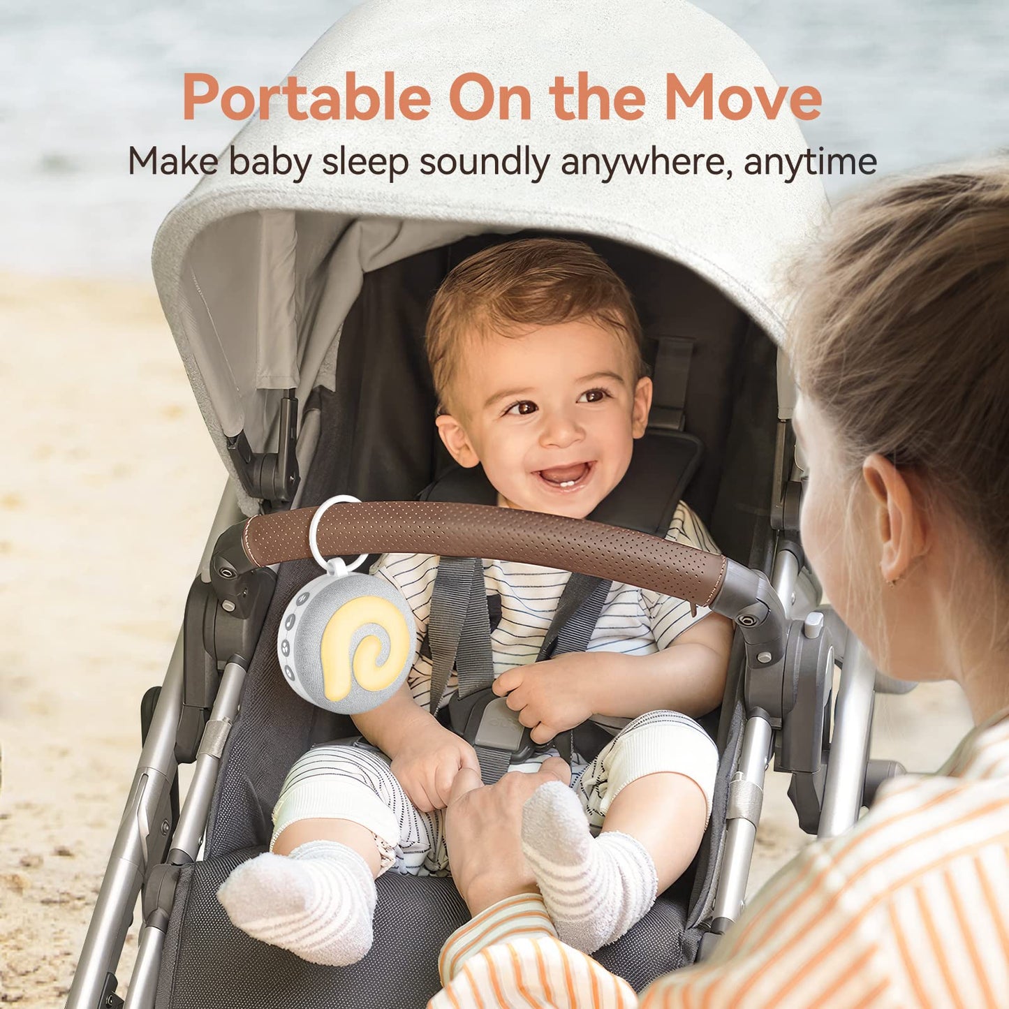 Dreamegg D11 Baby Sleep Aid: 21-Sound Machine, USB Rechargeable