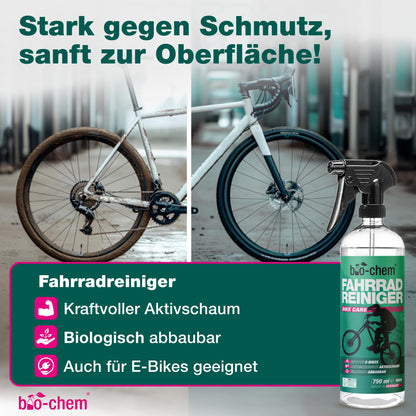 bio-chem All-in-One Fahrrad-Reinigungsset 'PROFI' (7-teilig): Effektiv, Materialschonend