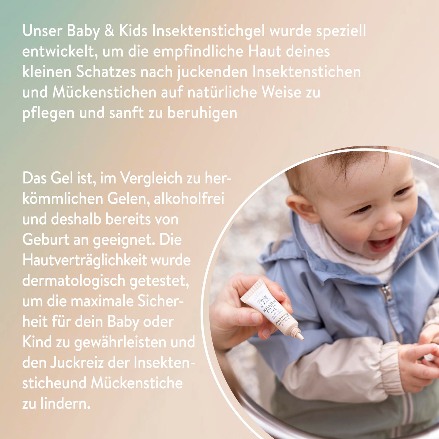 Mabyen Baby & Kids Sommerschutz-Set (2-teilig): Sonnencreme LSF 50 + Insektenstichgel | Ab Geburt, Vegan