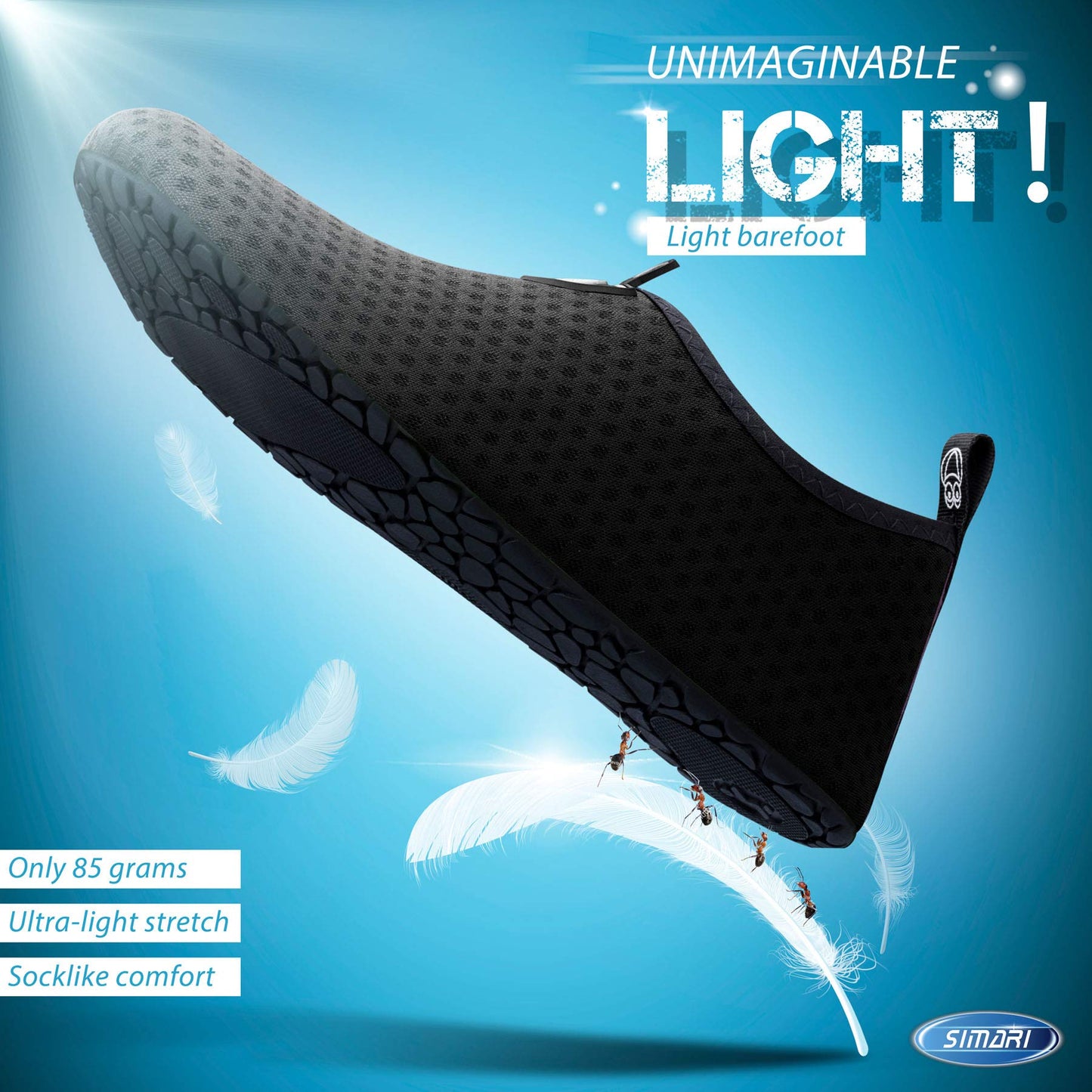 SIMARI Unisex Wasserschuhe für Outdoor, Strand, Schwimmen: Schnelltrocknend