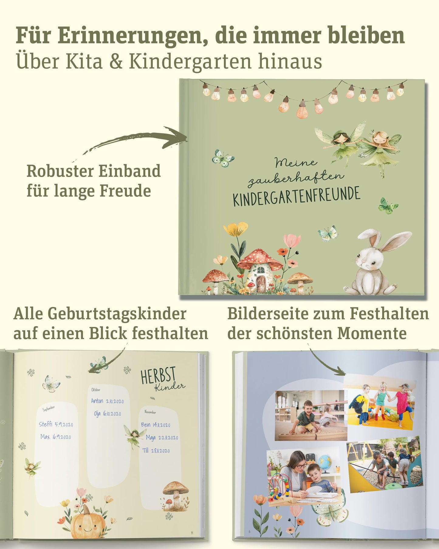 My magical kindergarten friends: The friendship book for kindergarten children
