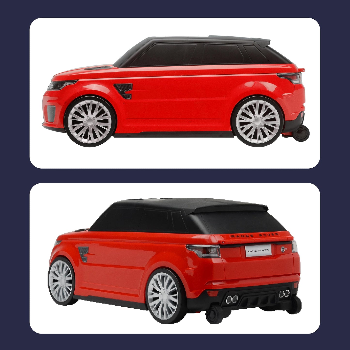 FEBER 2-in-1 'Range Rover' Kinderkoffer für Reisen und Kinderwagen: von 2 bis 6 Jahren