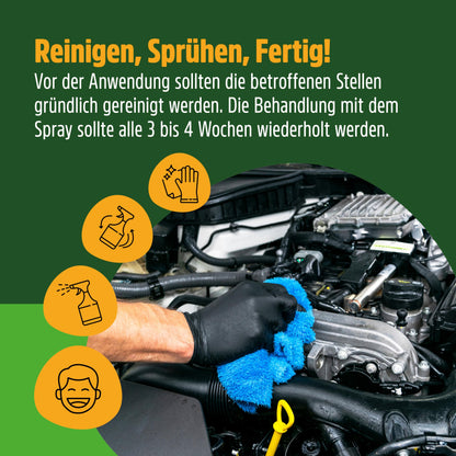 GREEN HERO Marder-EX (500ml): Marderabwehr, Marderschreck Auto-Spray