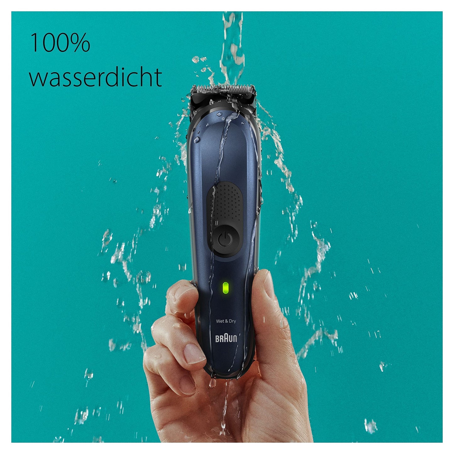 BRAUN (MGK7410) All-In-One Bartpflege Bodygroomer-Set mit Nasenhaartrimmer: Wasserdicht