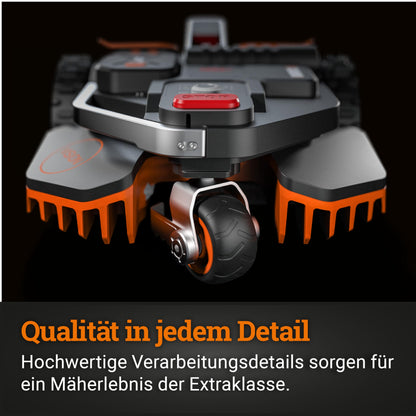 WORX Landroid Vision M600 KI-Mähroboter (WR206E.1) für Gärten bis 600m²: WLAN & Bluetooth, Igelschutz