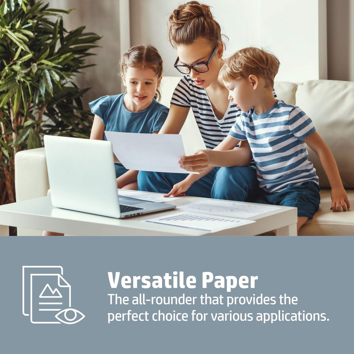 HP Kopierpapier (CHP150) Home & Office | DIN-A4 80g, Weiß (2500 Blatt: 5x500 Blatt)