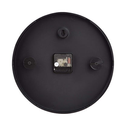 Amazon Basics Wanduhr (30cm): Batteriebetrieben, Rund, Leicht Ablesbar, Lautlose