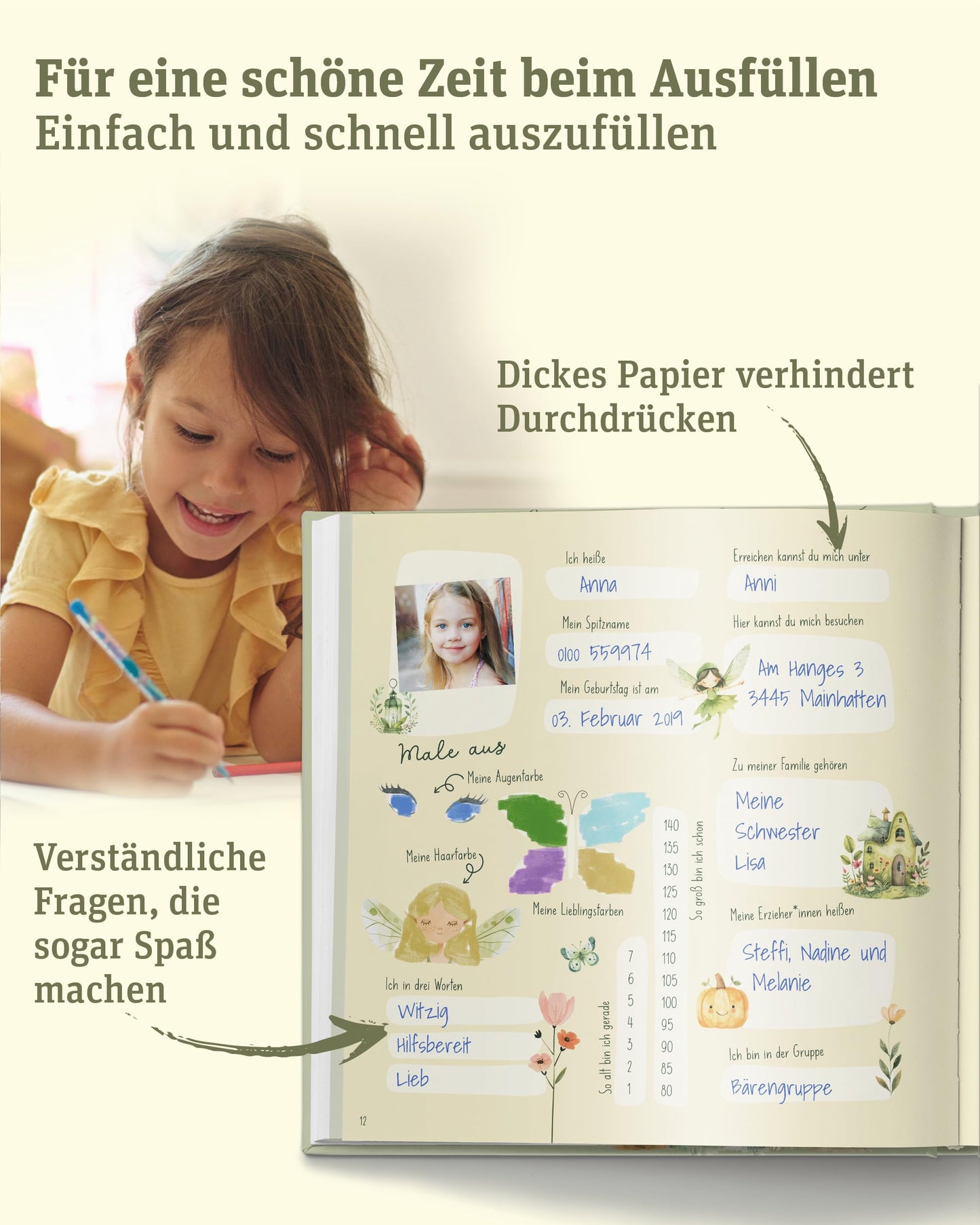 My magical kindergarten friends: The friendship book for kindergarten children